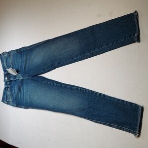 Free People Skinny Jeans Frayed Hem Size 26